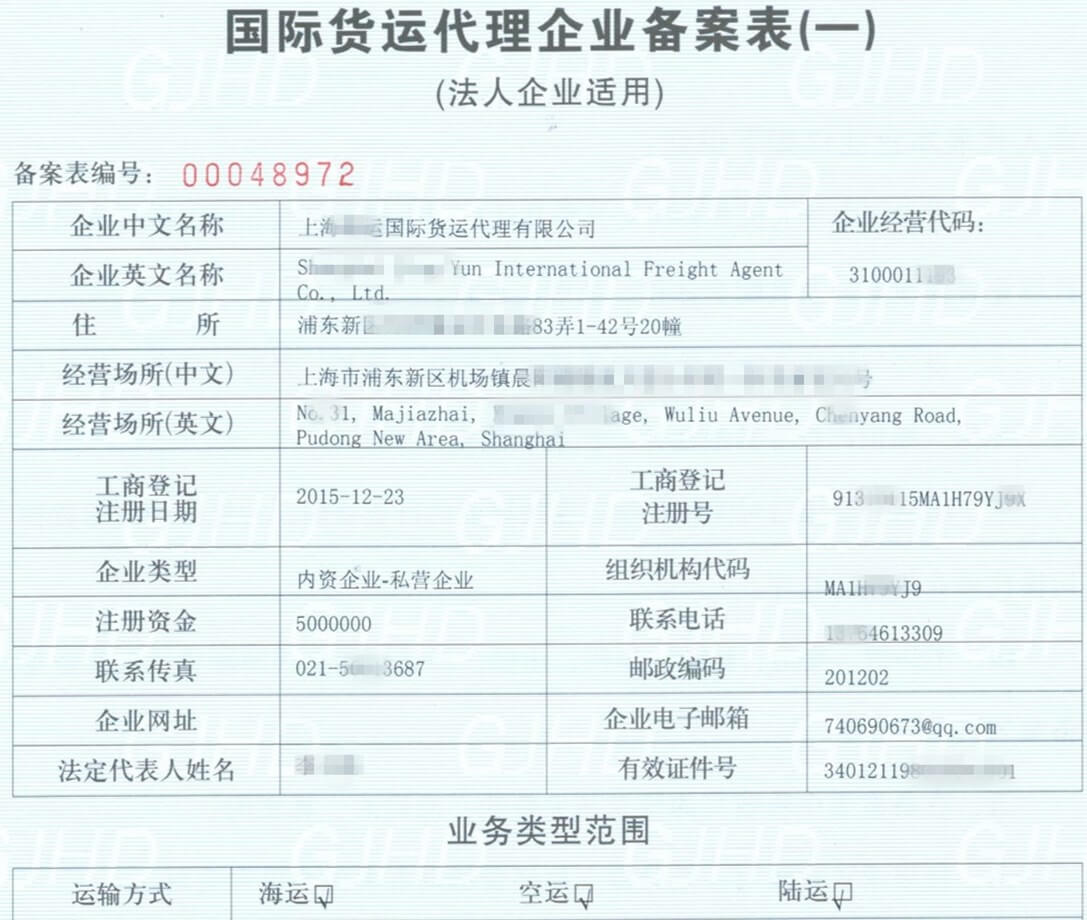 上海國際貨運代理企業(yè)備案表-代辦-上海炫園企業(yè)登記代理有限公司 上海國際貨運代理企業(yè)備案表-代辦-上海炫園企業(yè)登記代理有限公司